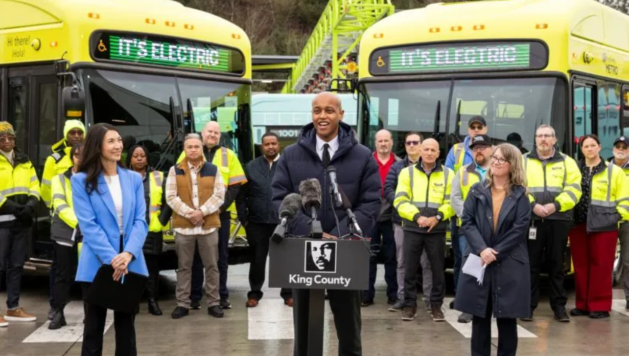 King County launches new battery-electric buses with enhanced operator safety features