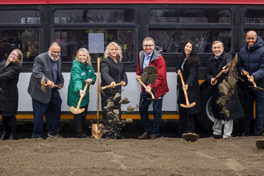 Leaders break ground on RapidRide I Line