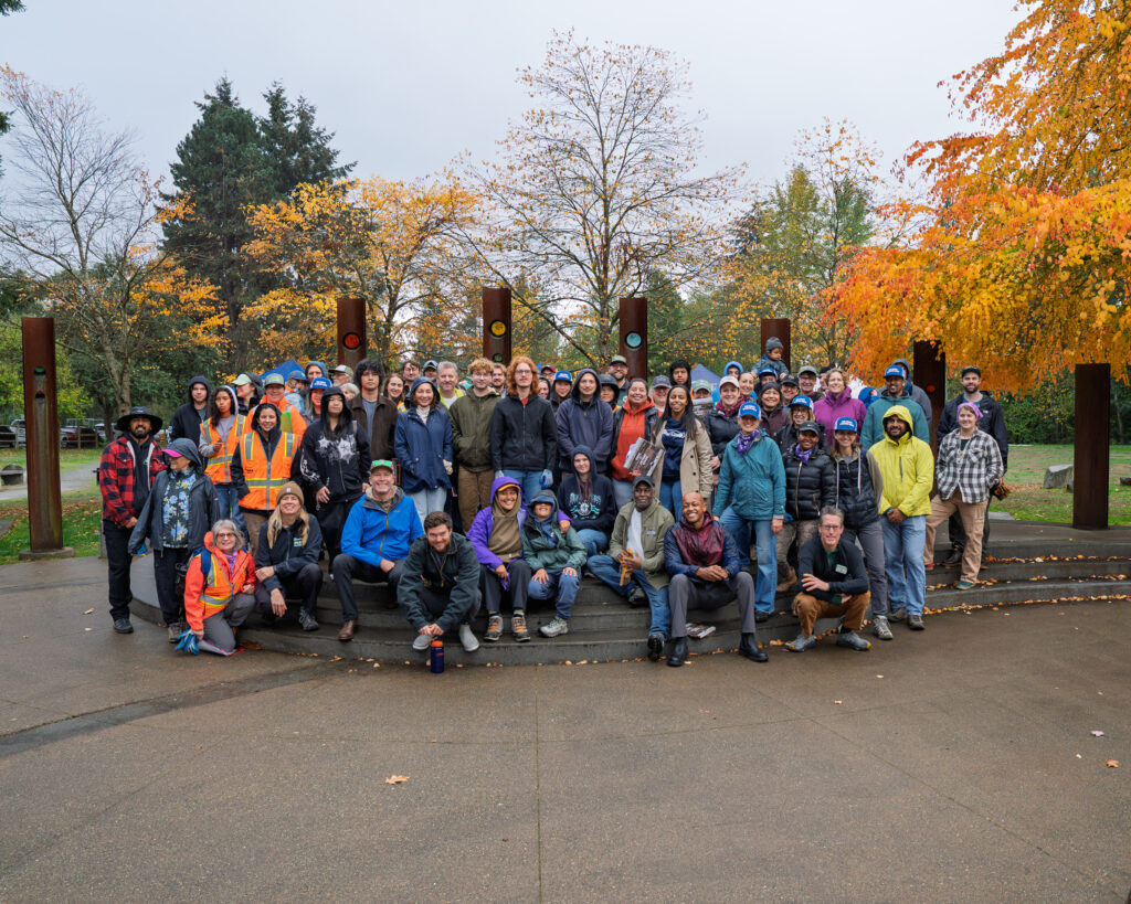 Executive Zahilay and volunteers at White Center Park